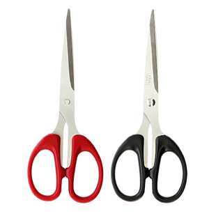 得力文具不锈钢剪刀 厨房用剪刀 DIY剪刀随机 多功能居家办公剪刀
