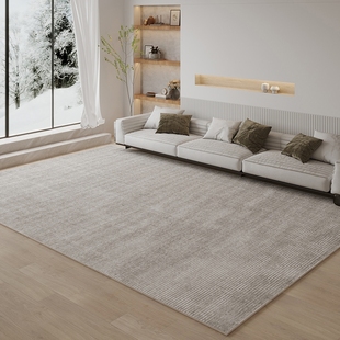 圈绒地毯客厅高级轻奢卧室床边长条沙发茶几毯大面R积地垫2023新