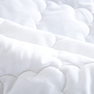 极速宾馆酒店夹棉床垫 席梦思保护垫 定做 白色防滑可水洗床垫