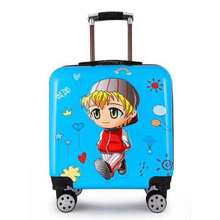 儿童拉杆箱行李箱16寸18寸定制可爱卡通四轮拖箱男女宝学生旅行箱