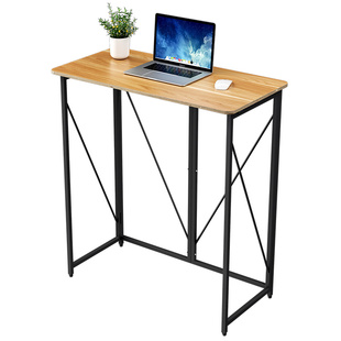 站立工作台家用站着办公桌学习桌高桌简易书桌可折叠电脑桌站立桌