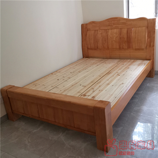中式 床架 实木床 包 双人床 深圳 1.5米 板床 1.8米 现代 I橡木