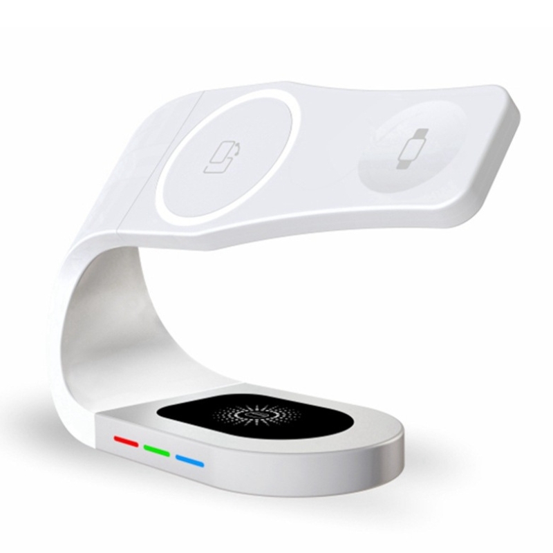 iwatch手表手机AirPod耳机三合一 磁吸充电支架多功能无线充电器适用iPhone