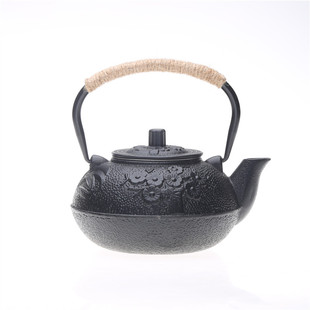 茶具 铸铁茶壶老铁壶日本生铁壶煮茶烧水壶600毫升泡茶器家用日式