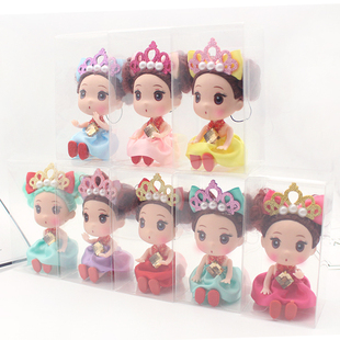 单个洋娃娃钥匙扣批发 儿童玩具迷糊娃娃公主小女孩生日送礼物盒装