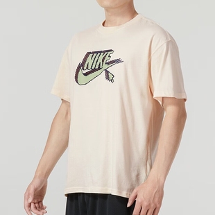 圆领印花运动休闲宽松透气短袖 Nike 309 T恤 耐克男子 FD1297 夏季