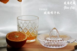 出口原单透明玻璃手动榨汁机橙汁机柠檬汁机压榨器挤水果汗神器