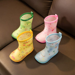 宝宝雨靴小童防滑幼儿女童2岁3儿童雨衣雨鞋 套装 小孩男童轻便水鞋