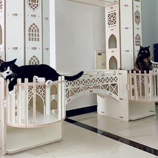 猫爬架猫抓板猫窝猫塔组合猫树猫玩具猫猫别墅 正品