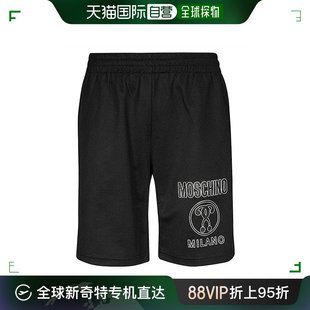 1555 短裤 ZPA0332 2029 男黑色男士 香港直邮MOSCHINO