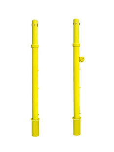 排球柱标准气排球网架羽毛球架可升降室外沙滩排球 户外地插固定式