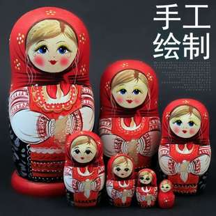 套娃玩具女孩高级男孩10层中国风网红不倒翁套娃幼儿园分享小神器