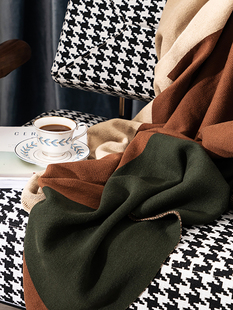 毛毯被子单人空调毯盖毯保暖 针织办公室午睡毯北欧风小毯子夏季