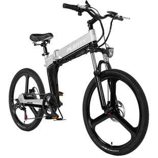 PLENTY26寸24寸山地电动自行车助力锂电折叠变速内置电动车电单车