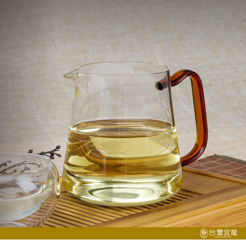 新款 包邮 企鹅玻璃公道杯茶海多色把手促销 台湾宜龙EILONG茶具正品