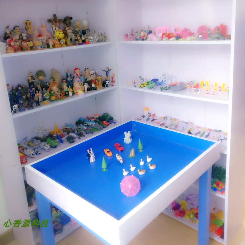 咨询室道具模型箱庭沙箱桌摆件沙游玩具游戏模具 心理沙盘沙具套装