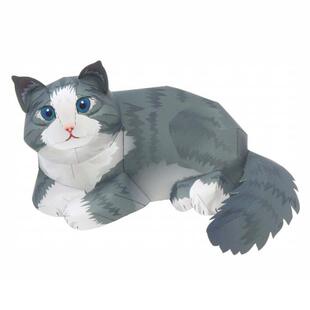 布偶猫长毛猫宠物猫立体3d纸模型DIY手工制作儿童益智折纸玩具