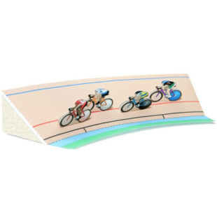体育运动自行车比赛3d立体纸模型DIY手工制作儿童益智折纸玩具