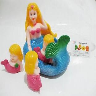 洗澡玩具 子母鱼 美人鱼