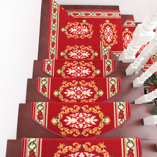 楼梯贴台阶贴 楼梯踏步垫实木楼梯地毯免胶自粘垫子防滑地垫欧式