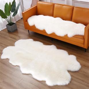 澳洲纯羊毛坐垫皮毛一体整张羊皮沙发垫羊卧室羊毛飘窗垫长毯定制
