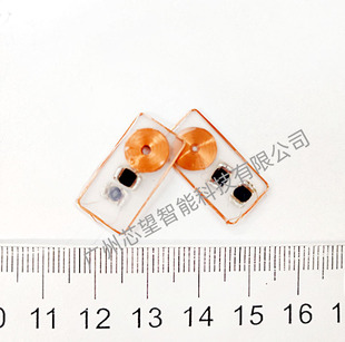 CUID RFID12 防水标签 门禁复制卡 22MM透明硅胶 双频卡 ID5577