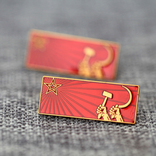 复刻苏联徽章红星社会主义五角星共产主义胸针金属扣针合金纪念品