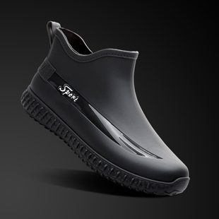 2023新款 雨鞋 防水雨靴 男士 短筒男款 加绒胶鞋 防滑耐磨赶海钓鱼水鞋