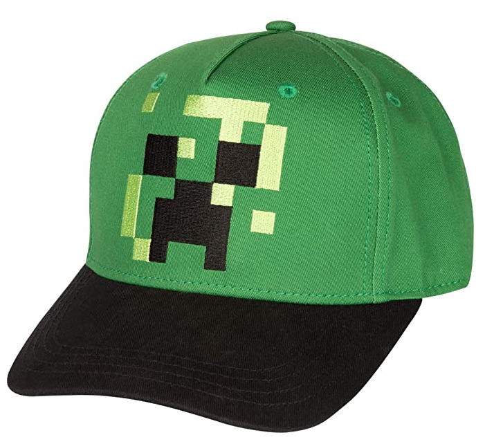 世界Minecraft棒球帽太阳帽鸭舌帽史蒂夫苦力怕儿童大人网帽 我