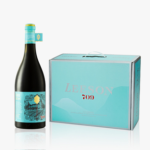 雷盛红酒709法国进口15度干红葡萄酒礼盒装