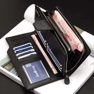 多卡位手包大容量手拿包wallet 钱包生日礼物长款 wallet多功能男士