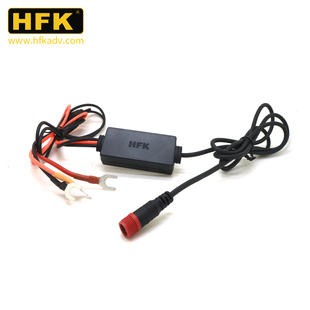 HM801P摩托车行车记录仪ACC主机连接转换线电源HFK配件 HM601 HFK