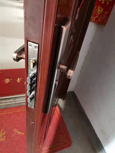 加厚家用通用型大门锁房门锁入户门锁双门铁门锁 防盗门锁套装