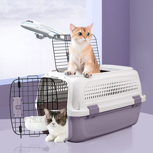宠物航空箱猫咪托运箱猫笼子便携外出车载猫箱猫包狗笼宠物用品