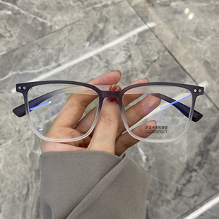 素颜超轻TR木纹眼镜男女网红日系防蓝光可配有度数平光眼镜框架