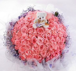 红玫瑰杭州同城鲜花礼盒西湖纪念生日求婚表白花店情人节送定花