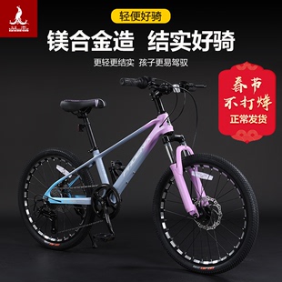 上海凤凰儿童车山地自行车镁合金学生男女同学轻便小孩变速单车