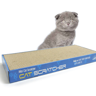 猫抓板平板磨爪器耐磨猫爪板瓦楞纸捉板猫咪用品猫咪玩具宠物用品