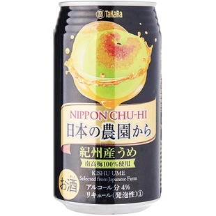 日本农园 日本进口 350ml 纪州梅 TAKARA 果汁酒调酒 宝酒造