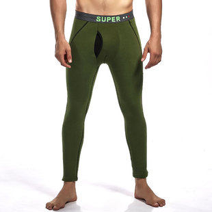 厚实线裤 低腰青年单件棉衬裤 紧身时尚 加绒保暖秋裤 Superbody男士