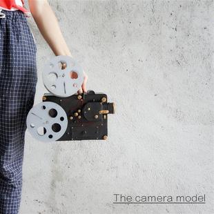 摆设道具 纯手工制作复古装 饰相机 模型 cam