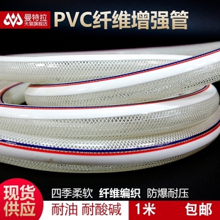PVC纤维增强管 环保PVC网纹管 PVC网纹水管蛇皮管 PVC耐压增强管