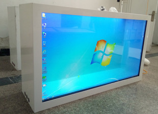 65寸透明屏 透明展示柜 透明厨窗 透明液晶屏幕显示器