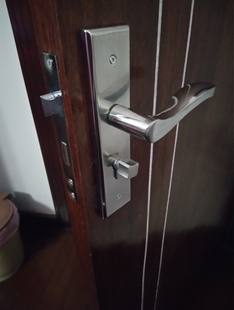 卧室房门锁58门锁门把手房间门锁室内门锁家用木门通用型可调门锁