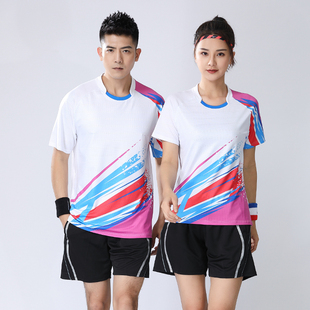 气排球服套装 队服男女新款 速干羽毛球衣团购定制 运动比赛服夏季