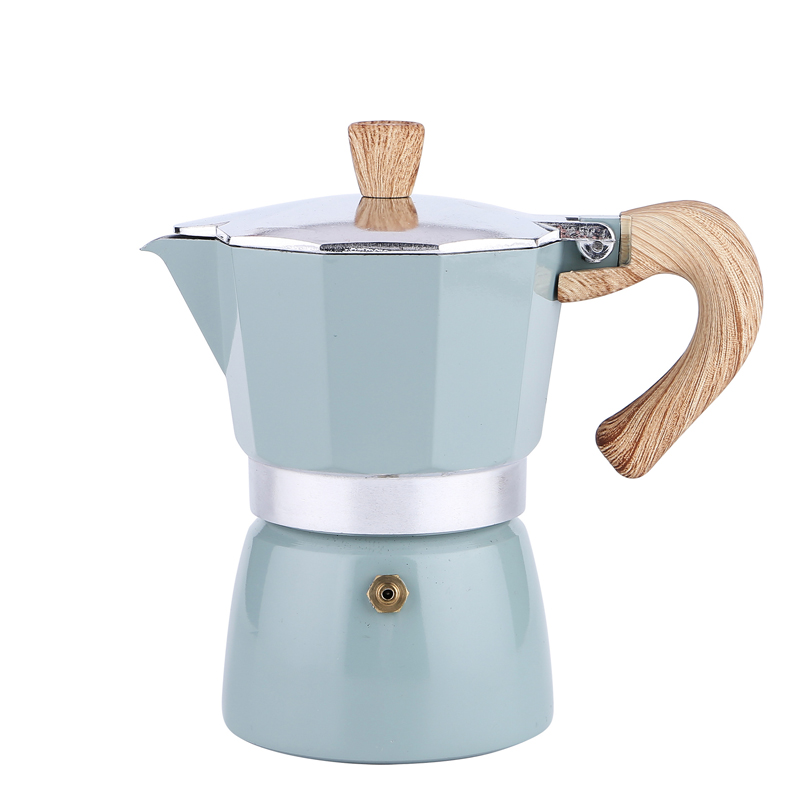 经典 意式 咖啡壶八角铝制摩卡壶浓缩咖啡现磨咖啡机煮咖啡摩卡美式