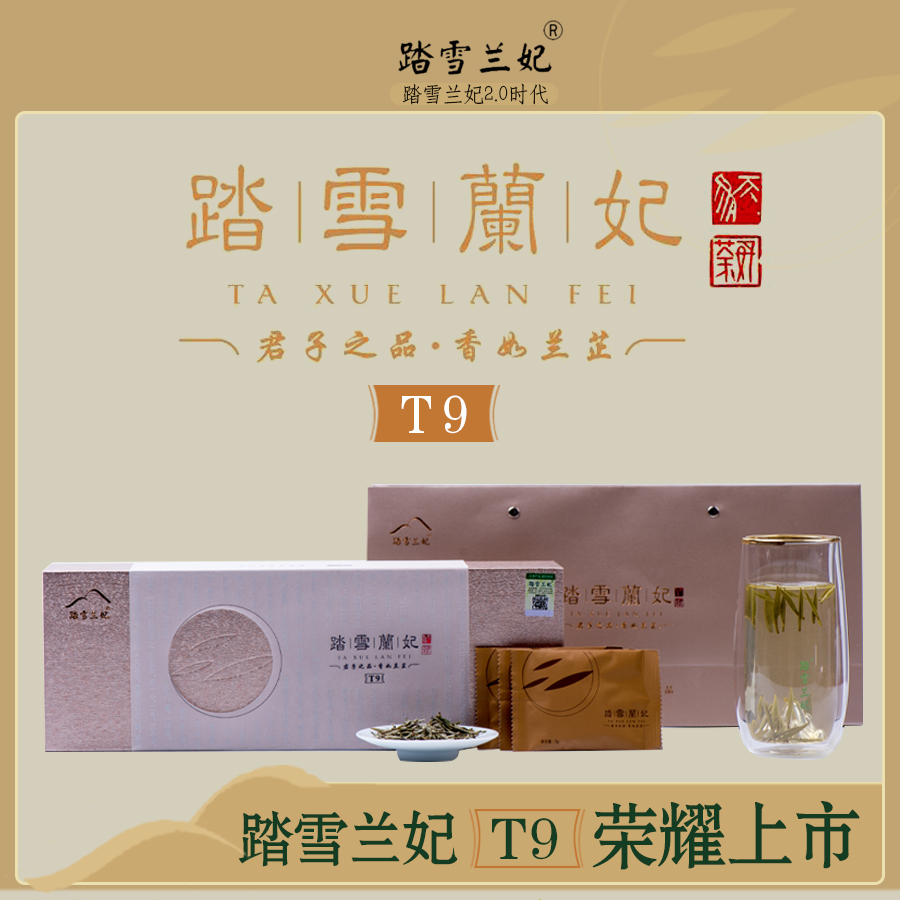 兰香型特级蒙山黄茶 踏雪兰妃茶2024新茶叶T9系高端商务礼盒茶正品