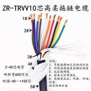 机械手线 芯. .耐寒 TRVV 高柔拖链电缆