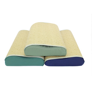 单人枕头垫绿色学生宿舍用凉席枕垫天然乳胶枕垫枕头皮便携 夏季