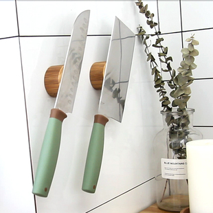 HST家居 磁力刀架 厨房免打孔 磁性刀架创意菜刀具收纳架挂壁式